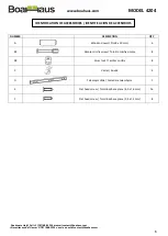 Preview for 6 page of Boahaus 4204 Assembly Instructions Manual