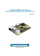 Boardcon Embedded Design Compact3566 User Manual предпросмотр