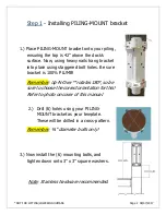 Предварительный просмотр 3 страницы Boat Lift Up-N-Over Installation Instructions Manual