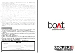 boAt Rockerz 510 Quick Start Manual preview