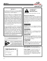 Предварительный просмотр 4 страницы BOB-CAT 912480 Operator'S Manual