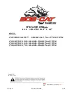 Предварительный просмотр 1 страницы BOB-CAT 970474 BOSS-VAC PRO Operator Manual & Illustrated Parts List