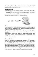 Предварительный просмотр 31 страницы BOB-HOME 7000011 Manual