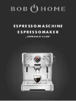 Предварительный просмотр 1 страницы BOB-HOME ESPRESSO CLUB CM5700T-GS Manual