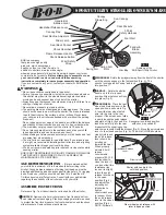 Предварительный просмотр 1 страницы BOB SPORT UTILITY Owner'S Manual