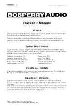 BOBPERRY AUDIO Ducker 2 Manual предпросмотр