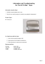 Preview for 61 page of Bobrick AirCraft B-701 Troubleshooting And Information Manual