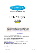 Bobrick Cub B-705 Manual preview