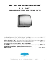 Bobrick ELAN B-715 Installation Instructions Manual preview