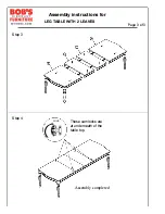 Предварительный просмотр 3 страницы Bob's Discount Furniture 20063128 Assembly Instructions