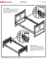 Предварительный просмотр 2 страницы Bob's Discount Furniture CHADWICK TWIN-TWIN BUNK BED 20040427 Assembly Instructions Manual