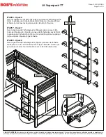 Предварительный просмотр 11 страницы Bob's Discount Furniture CHADWICK TWIN-TWIN BUNK BED 20040427 Assembly Instructions Manual