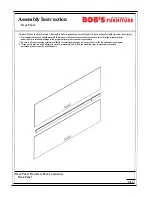 Предварительный просмотр 5 страницы Bob's Discount Furniture Dream Weaver Cherry 4-pc. Wall Unit w/ 60 TV Console 20031625 Assembly Instruction Manual