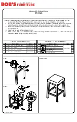 Preview for 2 page of Bob's Discount Furniture PDEV100BTSPLEG Assembly Instructions