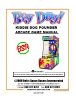 Bob's Space Racers Incorporated Big Dog Kiddie Dog Pounder Manual preview