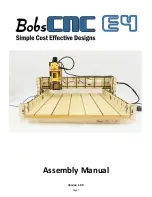 Предварительный просмотр 1 страницы BobsCNC E4 Assembly Manual