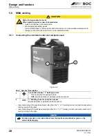 Preview for 20 page of BOC Smootharc Elite MMA 162 VRD Operating Instructions Manual