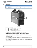 Preview for 22 page of BOC Smootharc Elite MMA 162 VRD Operating Instructions Manual