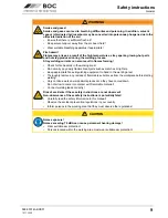 Preview for 9 page of BOC Smootharc Elite TIG 230 AC/DC Operating Instructions Manual