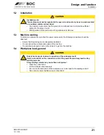 Preview for 21 page of BOC Smootharc Elite TIG 230 AC/DC Operating Instructions Manual