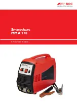 BOC Smootharc MMA 170 Operating Manual предпросмотр