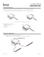 Предварительный просмотр 3 страницы Boca Flasher NANOROUTER Installation Manual