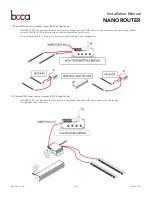 Предварительный просмотр 4 страницы Boca Flasher NANOROUTER Installation Manual