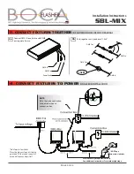 Предварительный просмотр 4 страницы Boca Flasher SBL-MIX Installation Manual