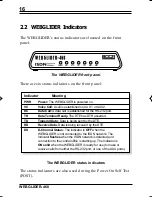 Preview for 16 page of Boca Systems Webglider-460 Reference Manual