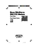 Boca Systems WinStorm M56HI Manual предпросмотр