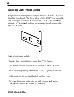 Preview for 6 page of Boca BASIC VGA VGA006 Installation Manual