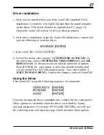 Preview for 27 page of Boca BASIC VGA VGA006 Installation Manual