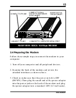 Preview for 15 page of Boca Bocamodem M144EW User Manual