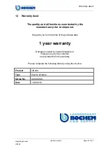 Предварительный просмотр 27 страницы Bochem Instrumente Lift 240 Operating Manual