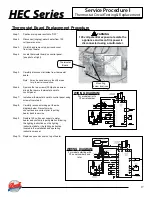 Предварительный просмотр 17 страницы Bock Water heaters 100-HEC399 Service Manual