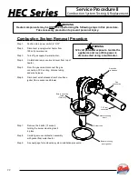 Предварительный просмотр 22 страницы Bock Water heaters 100-HEC399 Service Manual