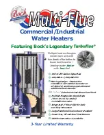 Предварительный просмотр 1 страницы Bock Water heaters Commercial/Industrial  Water Heaters Specifications