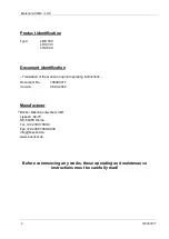 Preview for 2 page of Böcker LHX 330 Operating And Maintenance Instructions Manual