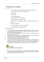 Preview for 17 page of Böcker LHX 330 Operating And Maintenance Instructions Manual