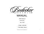 Предварительный просмотр 1 страницы BODECKER BREWED BREWER Manual