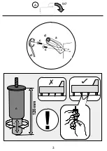 Предварительный просмотр 3 страницы BODEGA BODEGA 2200 Assembly Instructions Instruction Manual