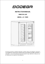 BODEGA JC-115DR Instruction Manual preview