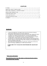 Preview for 2 page of BODEGA JC-145A Instruction Manual