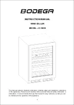 BODEGA JC-165B Instruction Manual preview