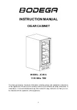 BODEGA JC-85A Instruction Manual предпросмотр