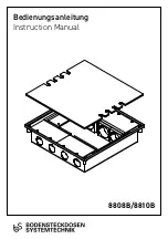 Preview for 1 page of Bodensteckdosen Systemtechnik 8808B Instruction Manual