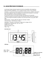 Preview for 17 page of Bodet Time Cristalys Opalys 14 NTP Installation And Operating Instructions Manual