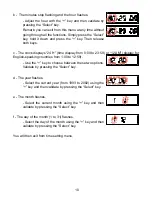 Preview for 10 page of Bodet Time Style 5S Installation And Operating Instructions Manual