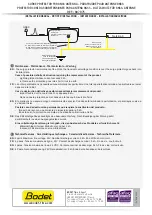 Предварительный просмотр 2 страницы Bodet 907 975 Installation Manual