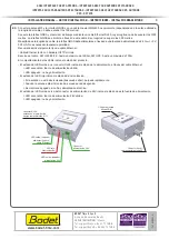 Предварительный просмотр 6 страницы Bodet 907 976 Installation Manual